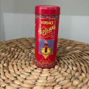 Beautiful Tin Box from Versace Red Jeans Perfume